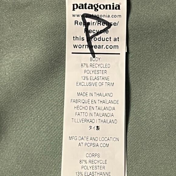 NWT Patagonia Mens Hydropeak Boardshorts 18" Camo Hemlock Green Size 42 Slim Fit - Picture 4 of 8